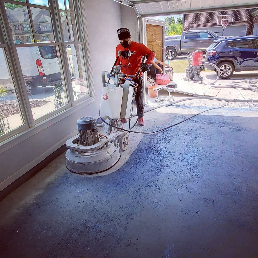 Garage Grinding Preparation